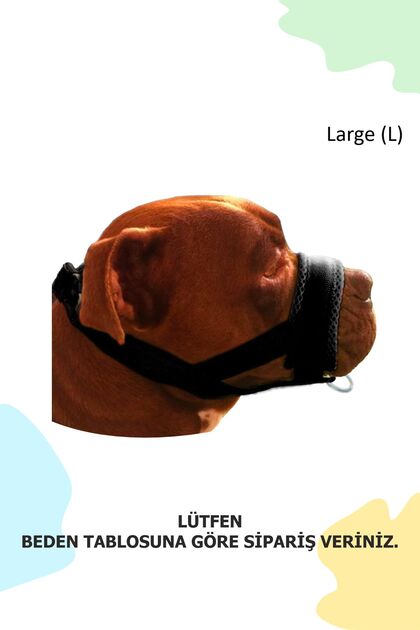 Köpek Ağızlığı Large Siyah Büyük Irk