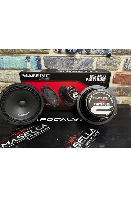 Massive Ms-m60 Platinum Özel Seri 300w 100rms Yeni Model Güçlü