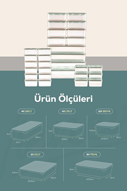Vienev 30'lu Buzdolabı Düzenleyici Organizer Mikrodalgaya Uygun
