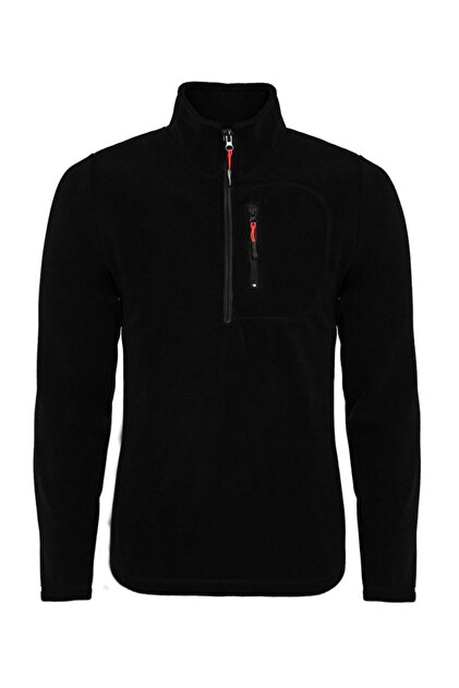 GENIUS STORE Erkek Polar Yarım Fermuarlı Polar Tactical Polar
