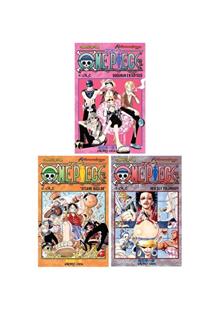 Gerekli Şeyler Yayıncılık One Piece 11-12-13. Ciltler Manga Seti