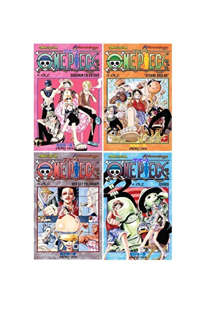 Gerekli Şeyler Yayıncılık One Piece 11-12-13-14. Ciltler Manga