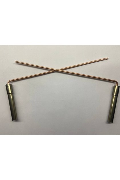 Define Arama Çubuğu, Pirinç Çubuk, 6mm Çapında, 40cm Anten Uzunluğunda Rulmanlı Pirinç Çubuk