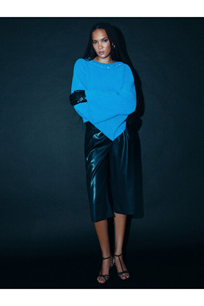 Nocturne Parlak Taşlı Triko Kazak - Fiyatı, Yorumları