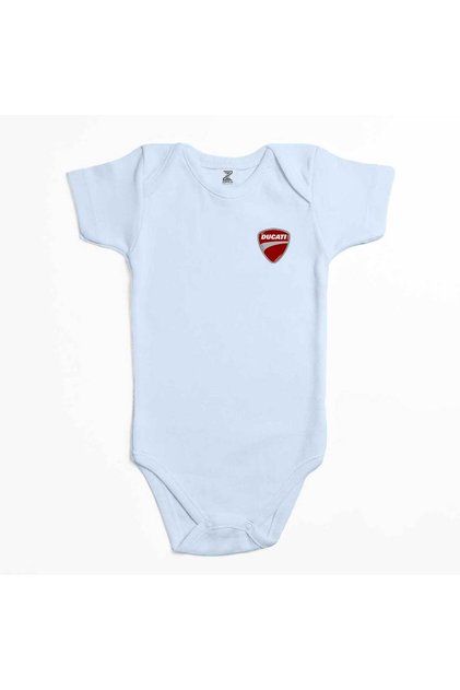 Ducati Multistrada Logo Blue Color Baby Bodysuit