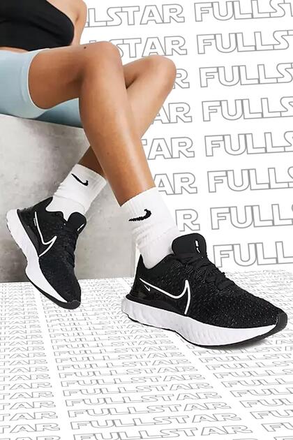 Nike React infinity Run Flyknit 3 Running Shoes Black Yürüyüş Koşu