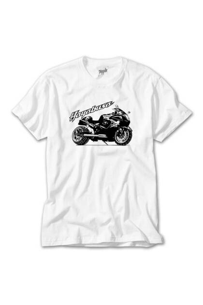 Suzuki Hayabusa White T-Shirt