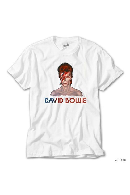 David Bowie White T-Shirt