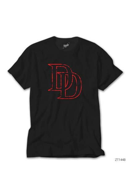 Daredevil Logo Black T-Shirt