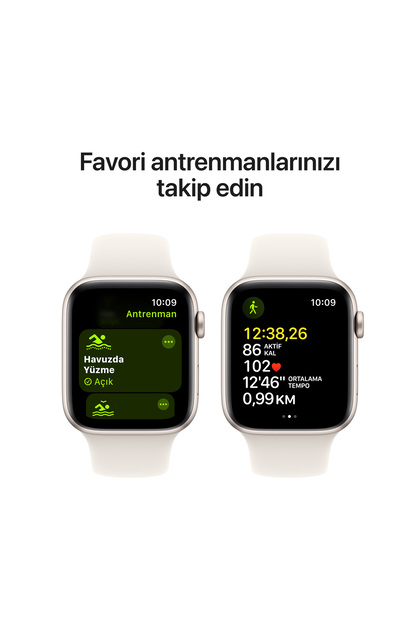 Apple Watch SE GPS 40mm Starlight Aluminium Case with Starlight