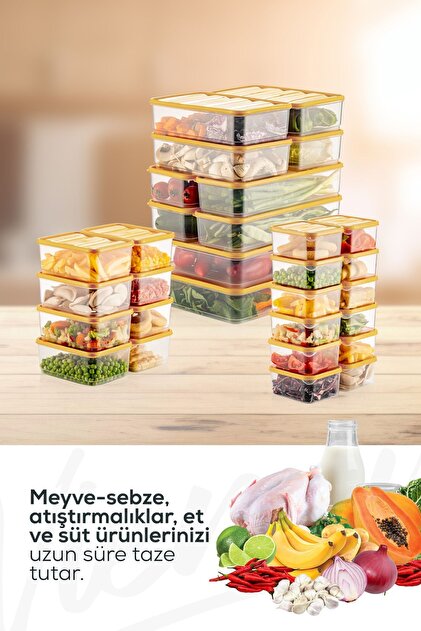 Vienev 30'lu Buzdolabı Düzenleyici Organizer Mikrodalgaya Uygun