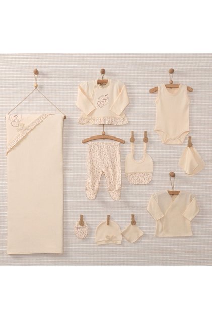 Organic Antibacterial Newborn Hospital Exit Heart Pattern