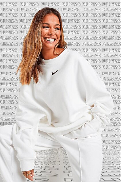 Nike Sportswear Essential Collection Fleece Oversized Crew Kadın
