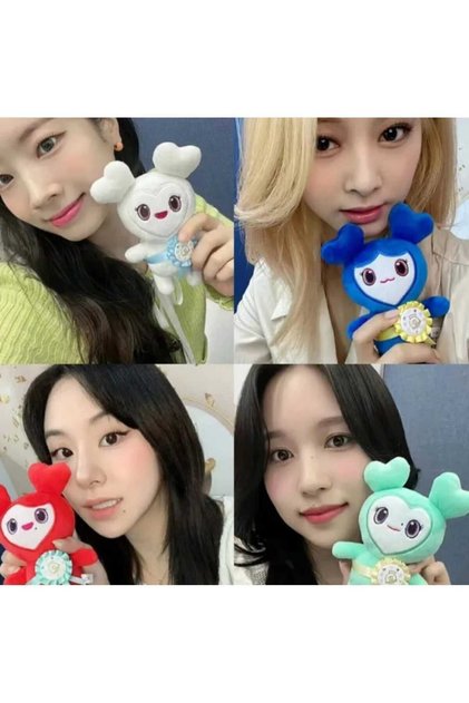 REN AKSESUAR KPOP TWICE Nayeon Peluş Oyuncak, Anahtarlık 10 cm