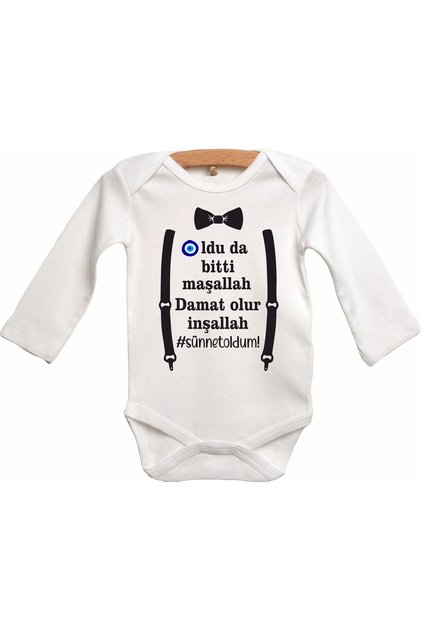 Was Even Done Mashallah Becomes a Groom Inshallah Circumcision Themed Baby Bodysuit