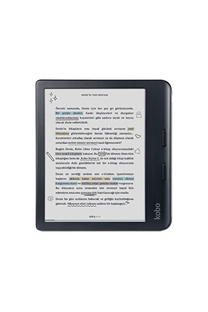 Kobo Libra Colour E-Kitap Okuyucu Siyah - Fiyatı, Yorumları