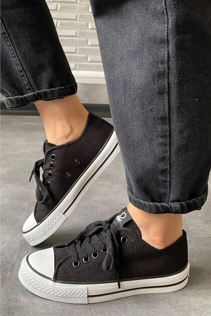 Benetton Bn-30196 Unisex Sneaker Ayakkabı Siyah 36-40 - Fiyatı