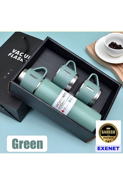 Premium Double - Stainless Steel Thermos Cup Set, Luxury Water Bottle Set with Bag and Vacuum
