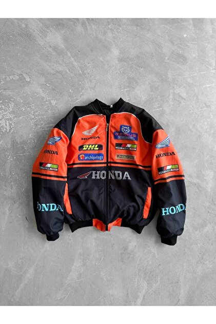 YONEZ MODA Toyota Printed Unisex Oversize Racer Bomber Jacket