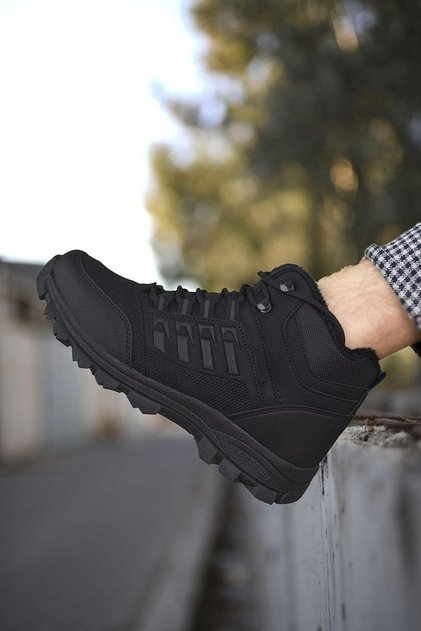 Outdoor Waterproof Cold-Resistant Thermal Non-Slip Men's Rain Trekking Boots (36-47)