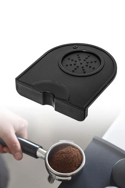 Cafe Bar Barista Ekipmanları Kahve Espresso Tamper Temper Tamping Mat Düz Taban Silikon