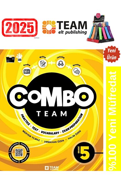 Team Elt Publishing 2025 Team Elt 5.Sınıf Combo Team(PraticeBook+