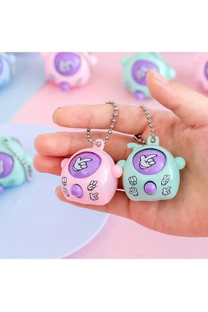 Stone Paper Scissors Mini Keychain Toy Bag Ornament