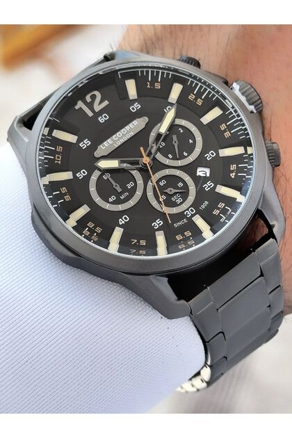 Functions Active 5 Atm Waterproof Steel Cord Men's Wrist Watch