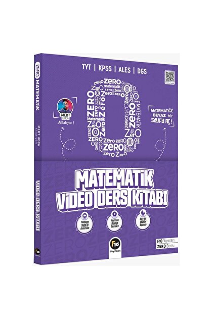 F10 Yayınları Mert Hoca Zero Serisi Matematik Video Ders Kitabı