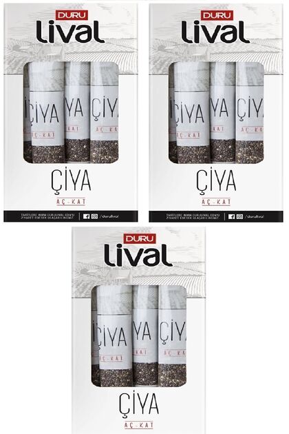 Duru Lival Chia (çiya) Aç-kat Kutu 30 X 8 Gr