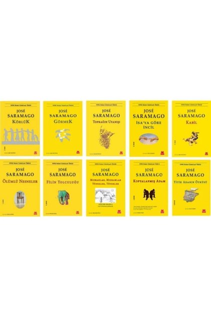 Jose Saramago 10 Kitap Set - Körlük - Görmek - Toprağın Uyanışı - Isa'ya Göre Incil