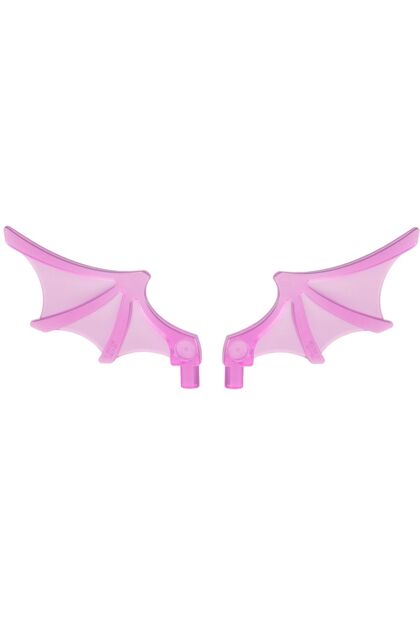 Custom Moc Accessory Minifigure Minifigure Wing Ghost Transparent Pink 2 Pieces to Send