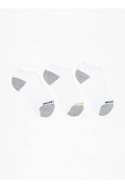 Color-Blocked Ankle-Length Sports Socks - Set of 3