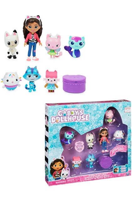 TOYFEST Gabby's Dollhouse Delüks Aksiyon Figür Seti - 8 Parça