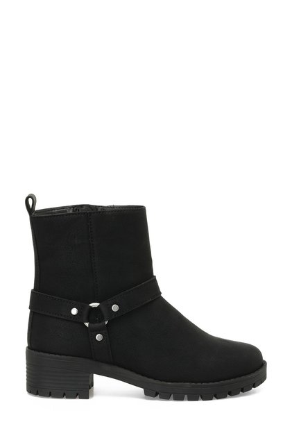 Trx24K-624 4Pr Black Women's Biker Boots