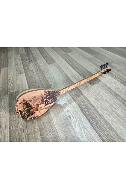 İDOL MÜZİK ALETLERİ Cura Geyik Ve Doğa Işleme Tam Set Uzun Sap