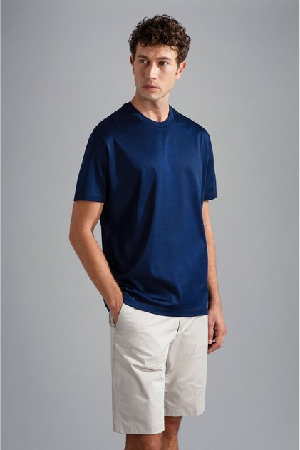MEN'S KNITTED T-SHIRT C.WCOTTON