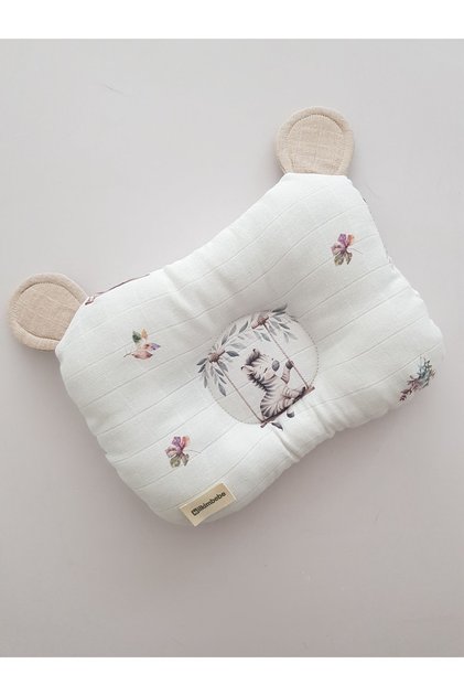 Baby Head Pillow with Ears 28X21 cm