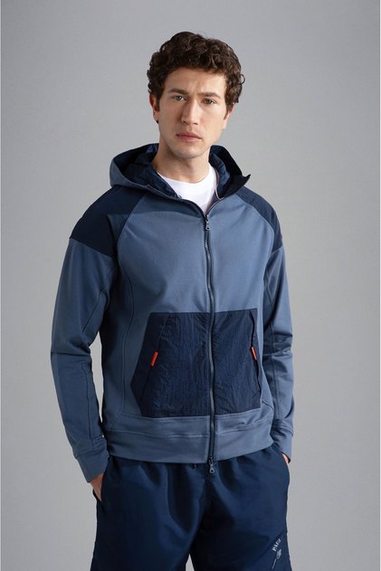 MEN'S ZIPPED SWEATSHIRT C.WCOTTON