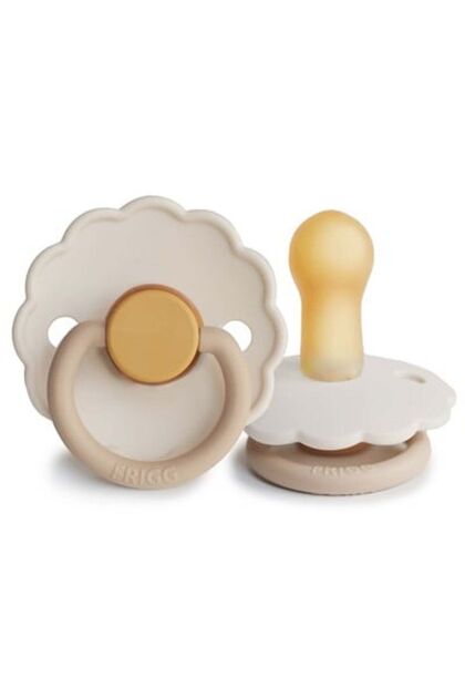 Daisy Rubber Pacifier - Chamomile 6-18 Months