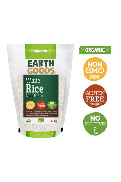 Organic Long Grain White Rice GF 500g