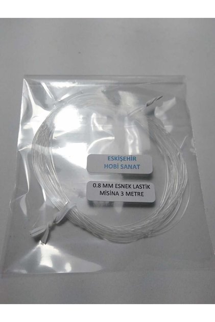 0.8 mm Transparent Rubber Line 3 Meters Bracelet Rosary Thread Line