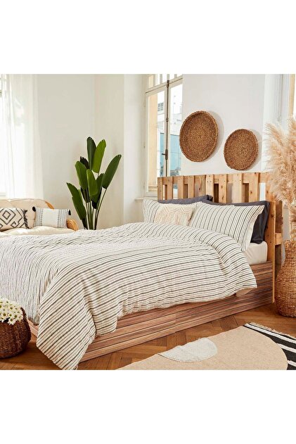 Bella Maison Sevilla King Size Nevresim Takımı Antrasit (240X220