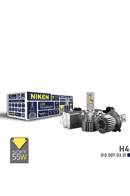 Niken NOVA SOFT SERİSİ 55 WATT 9000 LÜMEN H4 LED XENON CAN BUS