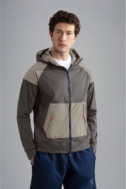 MEN'S ZIPPED SWEATSHIRT C.WCOTTON