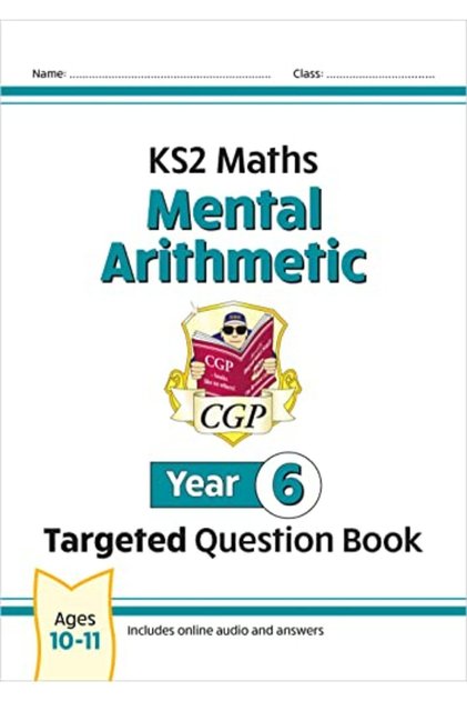 New Ks2 Maths Year 6 Mental Arithmetic Targeted Question Book Incl Online Answers & Audio Tests