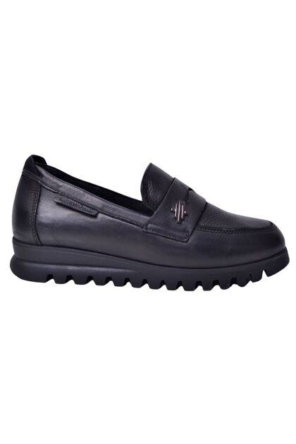 D24Ka-3270 Black Women's Leather Shoes