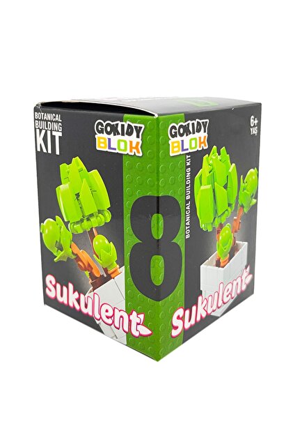 Gokidy Blok Sukulent Serisi - 8 - Fiyatı, Yorumları
