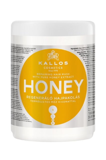 Honey Repairing Saf Bal Özü İçeren Onarıcı Saç Bakım Maskesi 1000 ml