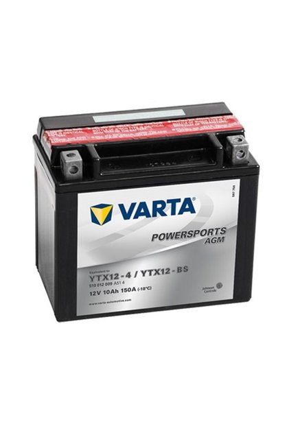 510 012 009 Ytx12-bs 12v 10ah 150cca Motosiklet Aküsü